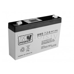 MWS 6V 12Ah AGM akumulators...