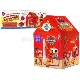 Fire Brigade Tent for Kids Red